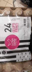 24 oeufs frais