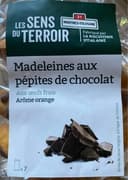 Madeleines aux pépites de chocolat