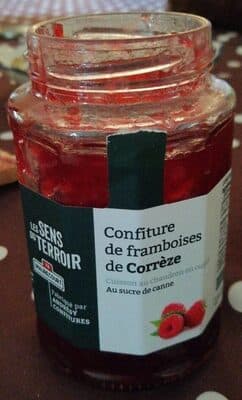 Confiture de framboises de Corrèze