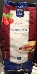 Cranberries séchées sucrées