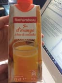 Jus d’orange a base de concentré