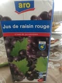 Jus de raisin rouge