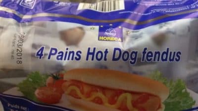 4 pains hot dog fendus