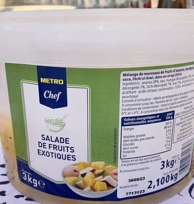 Salade de fruits exotiques