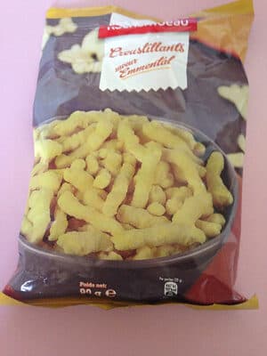 Croustillants goût fromage
