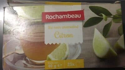 Thé noir aromatisé citron