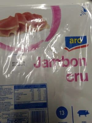 Jambon cru