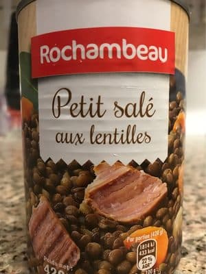 Petit salé aux lentilles