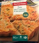 Tarte aux 2 saumons et aux poireaux
