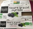 4X125G YAOURT Vache Myrtilles