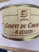 Confit de canard : 6 gésiers