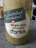 Soupe verte aux pousses d' orties
