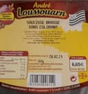 Saucisse brasse