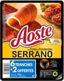 Aoste Jambon Serrano Tranche x6 +2 Tranches Gratuites