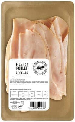 Filet de poulet dentelles
