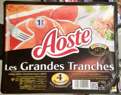 Aoste, les grandes tranches