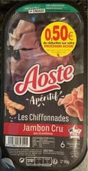 Apéritif chiffonnades de jambon cru
