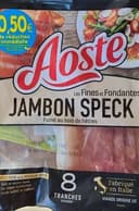 Jambon speck fumé tranches fines et fondantes