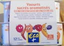 Yaourts sucrés aromatisés