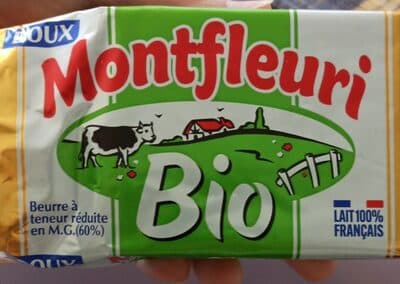 Beurre à teneur réduite en M.G. (60%) bio