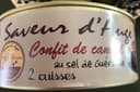 Confit de canard