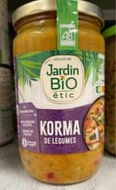 Korma légumes