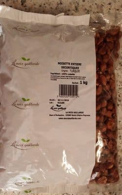 Noisette Entière Décortiquée