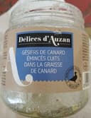 Gésiers de canard cuits dans la graisse de canard