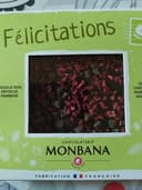 Tablette de chocolat noir aux framboises