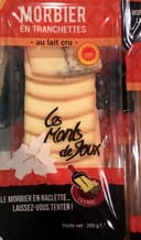 Morbier en tranchettes au lait cru