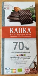 Chocolat Noir 70% Bio