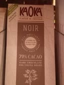 Chocolat noir 70%