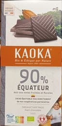 Chocolat Noir 90% Bio