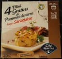 4 Mini Gratins de Pommes de terre façon sarladais