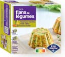 Flan aux asperges, carottes huile d'olive truffe