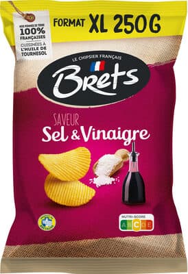 Chips de pommes de terre saveur sel et vinaigre - Format XL