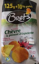 Chips saveur Chèvre et piment d'Espelette (+10% gratuit)