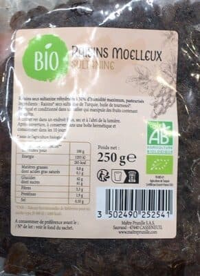 Raisins moelleux