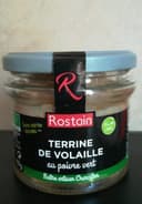 Terrine de volaille au poivre vert Bio , 180g