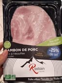 Jambon de porc cuit à l'étouffée