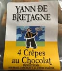 4 crêpes au chocolat
