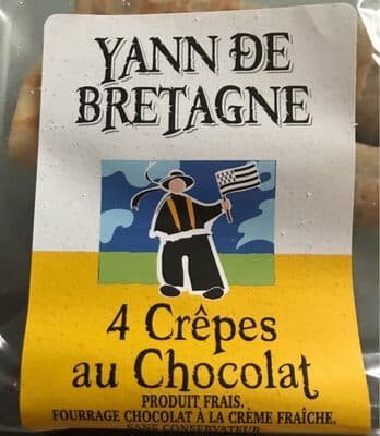 4 crêpes au chocolat