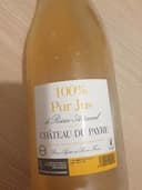 100 % pur jus de raisin artisanal