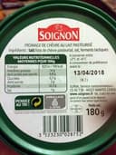 Fromage de chèvre au lait pasteurisé