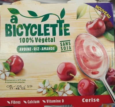 100 % Végétal Avoine-Riz-Amande Cerise