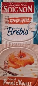 Yaourt brebis Pomme&Vanille