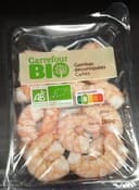 Gambas décortiquées cuites