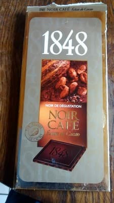 Noir café éclats de cacao