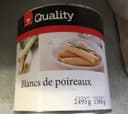 Blancs de poireaux