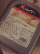 Crème Glacée Nougat avec Nougatine
